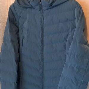 Teal Puffer Jacket 32 I HEAT, Mens, Large